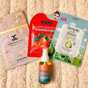 Beauty N’3 moisture serum & face masks